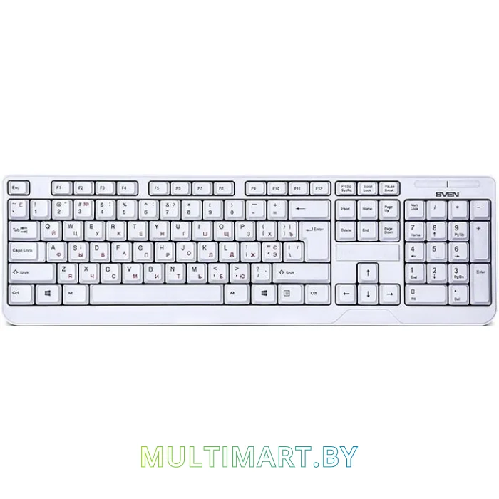 Клавиатура SVEN KB-C2200W (белый)